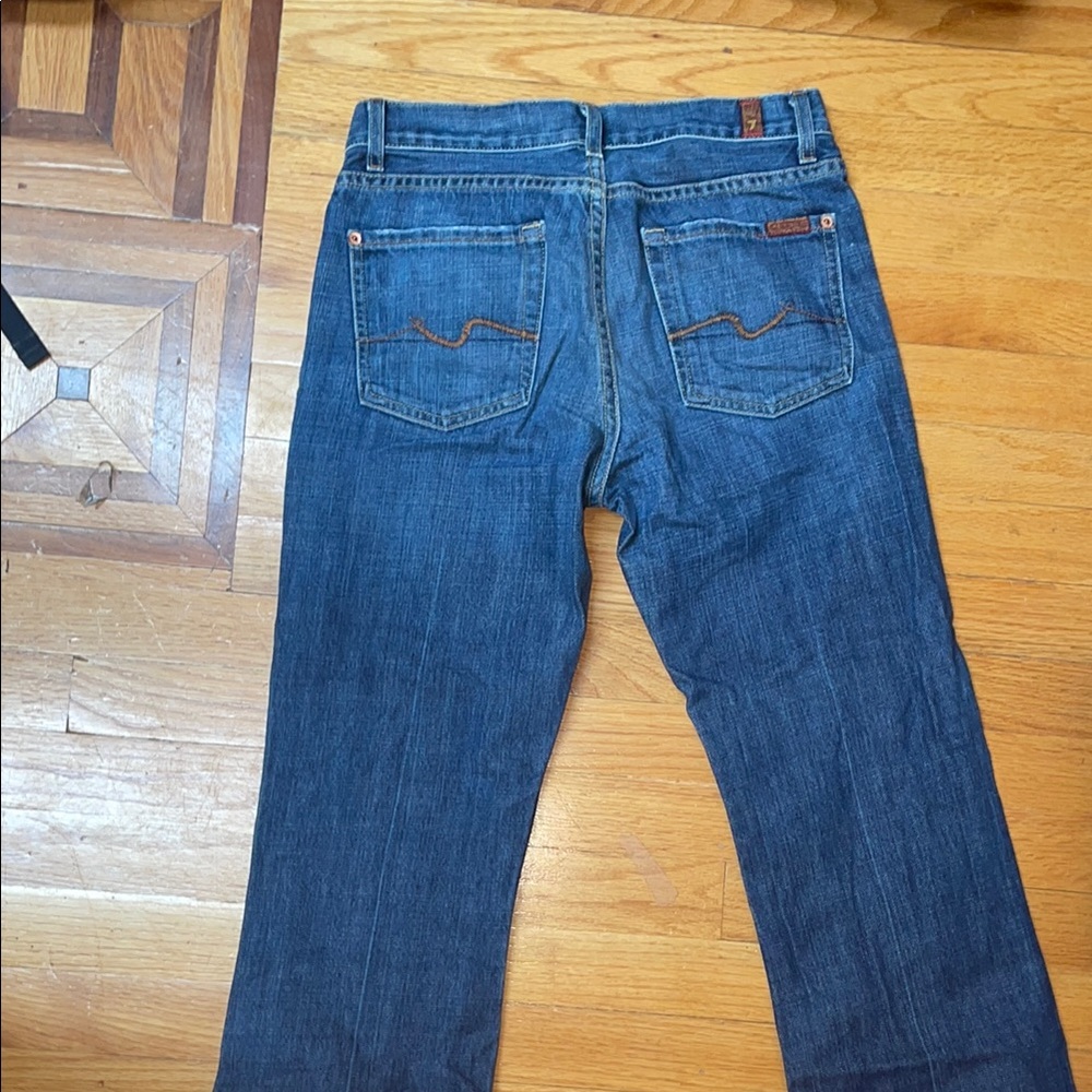 7 For All Man Kind Low Rise Bootcut Jeans